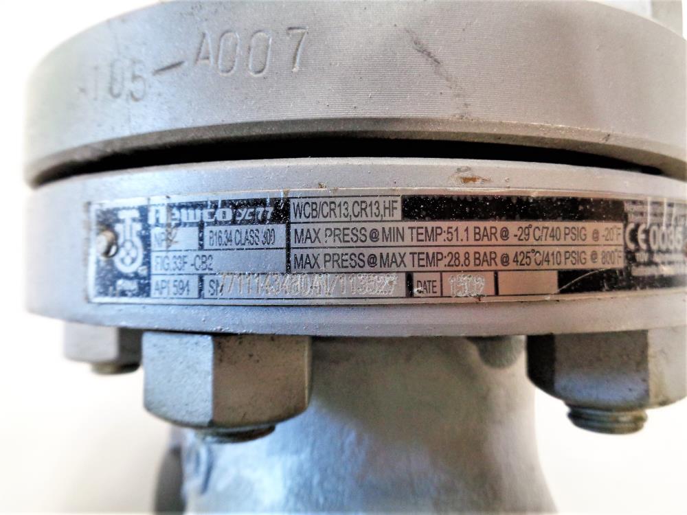 Newco 2" 300# WCB Check Valve, Fig# 33F-CB2